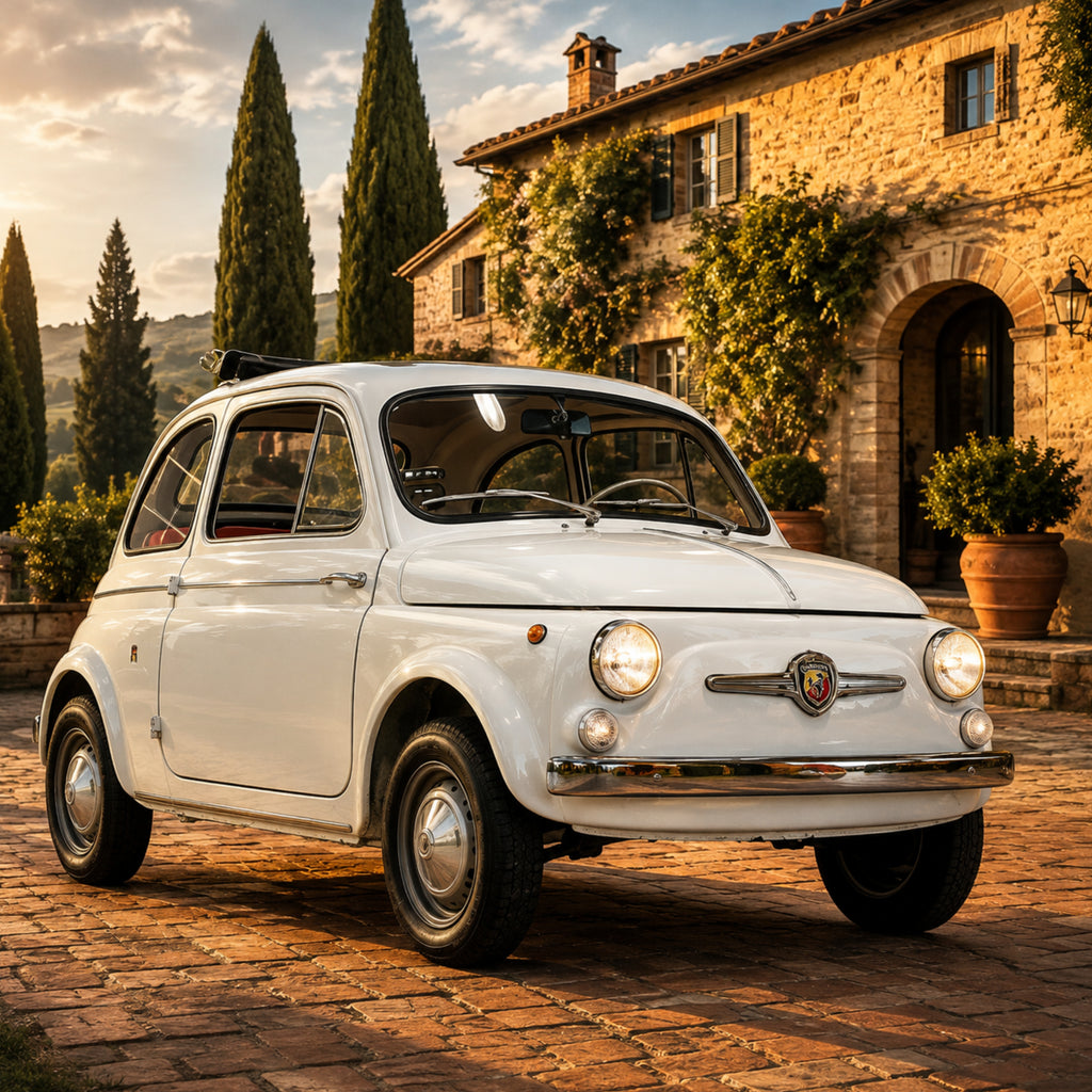 1963 Abarth 595 | Museum-Quality Classic Car Poster