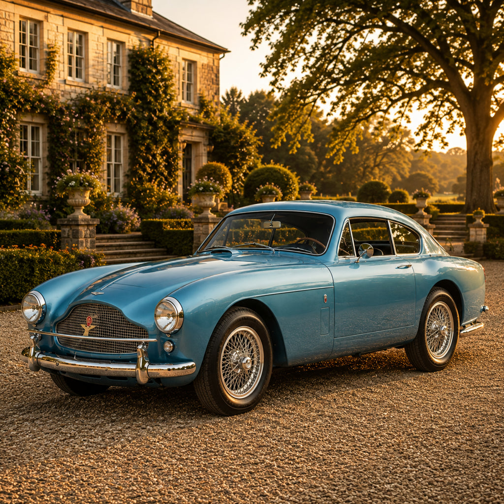 1953 Aston Martin DB2/4 Classic Car Wall Art Print