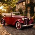 1936 Adler Trumpf German Pre-War Classic Car Poster