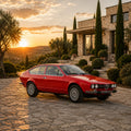 1974 Alfa Romeo Alfetta GTV Classic Car Poster