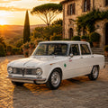 1963 Alfa Romeo Giulia Super Classic Car Poster