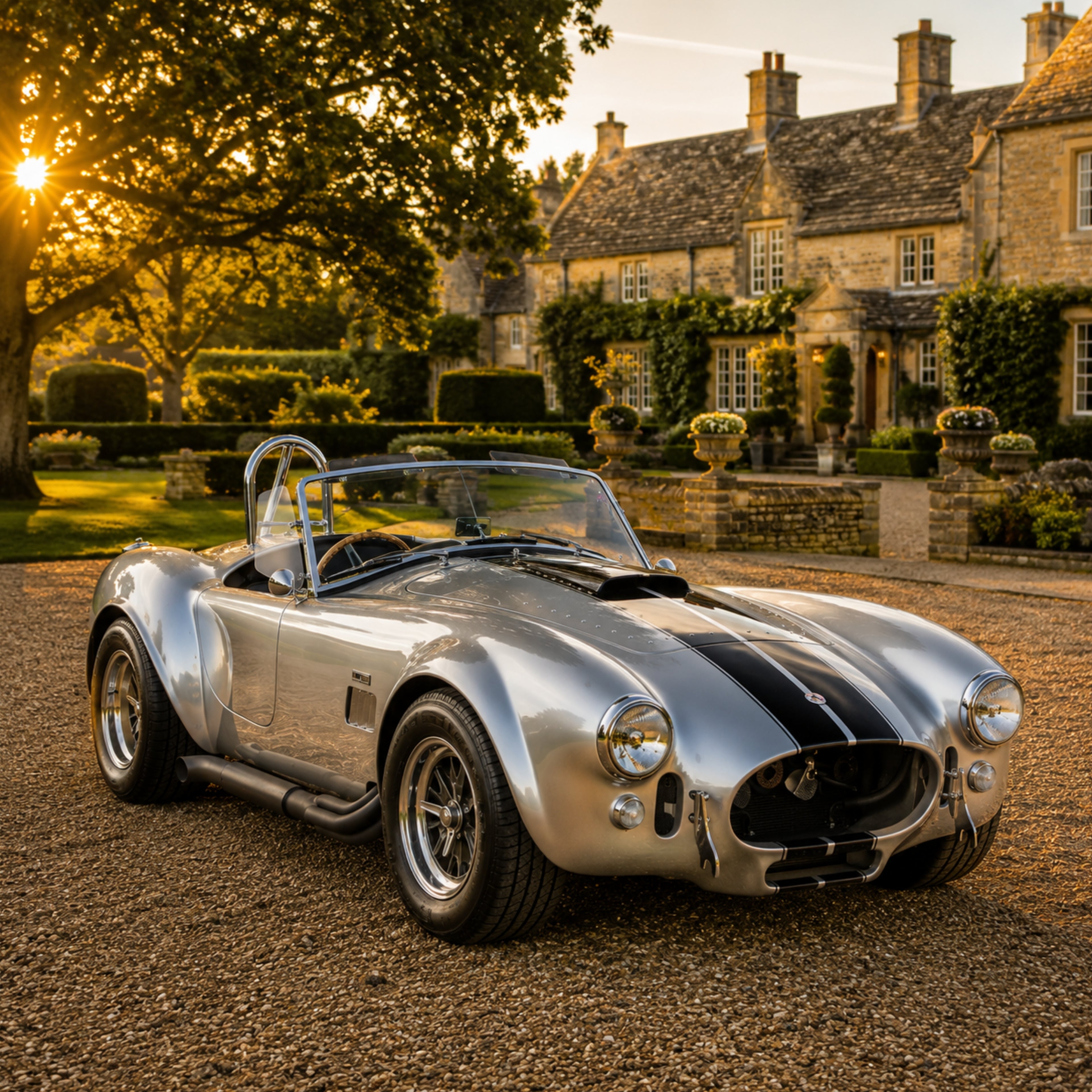 1965 AC Cobra 427 Classic Sports Car Poster British Wall Art