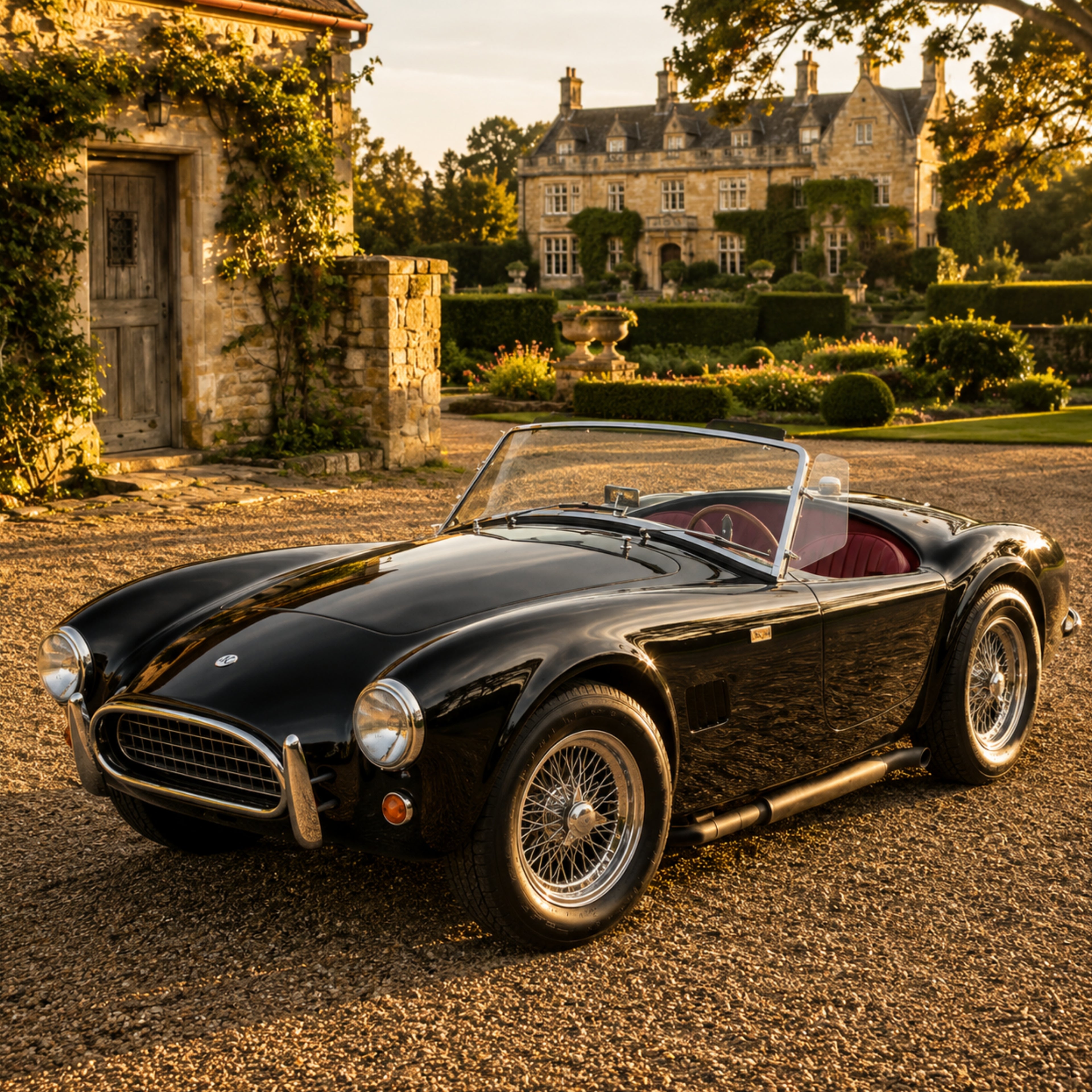 1962 AC Cobra Mk I Classic Sports Car Poster British Wall Art