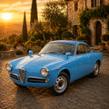 1954 Alfa Romeo Giulietta Sprint Classic Car Poster