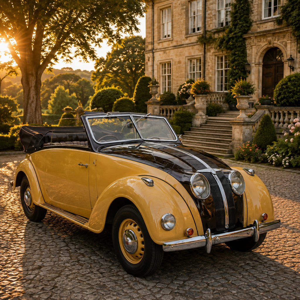 1938 Adler 2.5 Litre German Pre-War Classic Car Poster