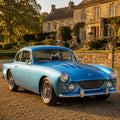 1959 AC Greyhound Classic Sports Car Poster British Wall Art
