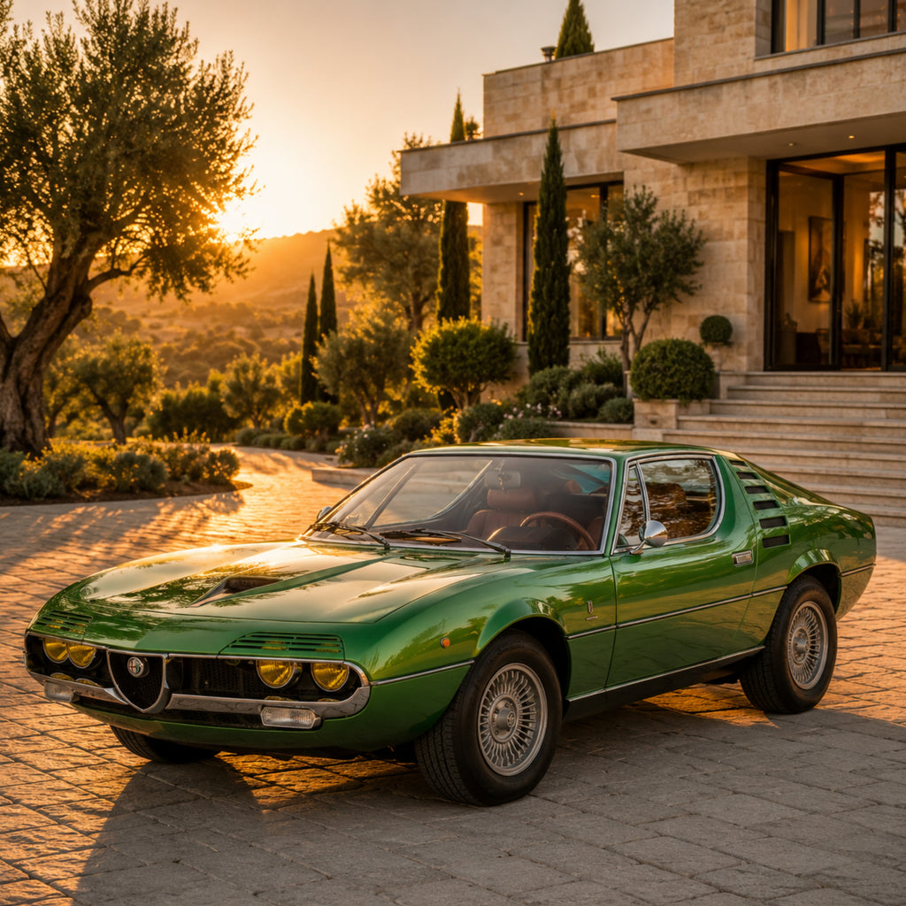 1970 Alfa Romeo Montreal Classic Car Poster