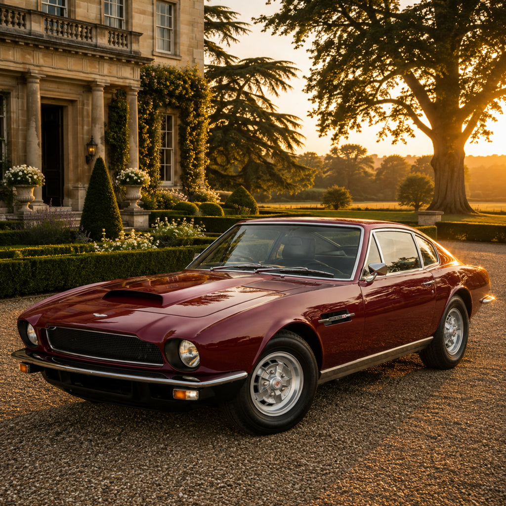 1972 Aston Martin V8 Classic Car Wall Art Print