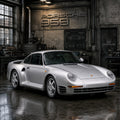 Porsche 959 Classic Hypercar Automotive Wall Art Poster