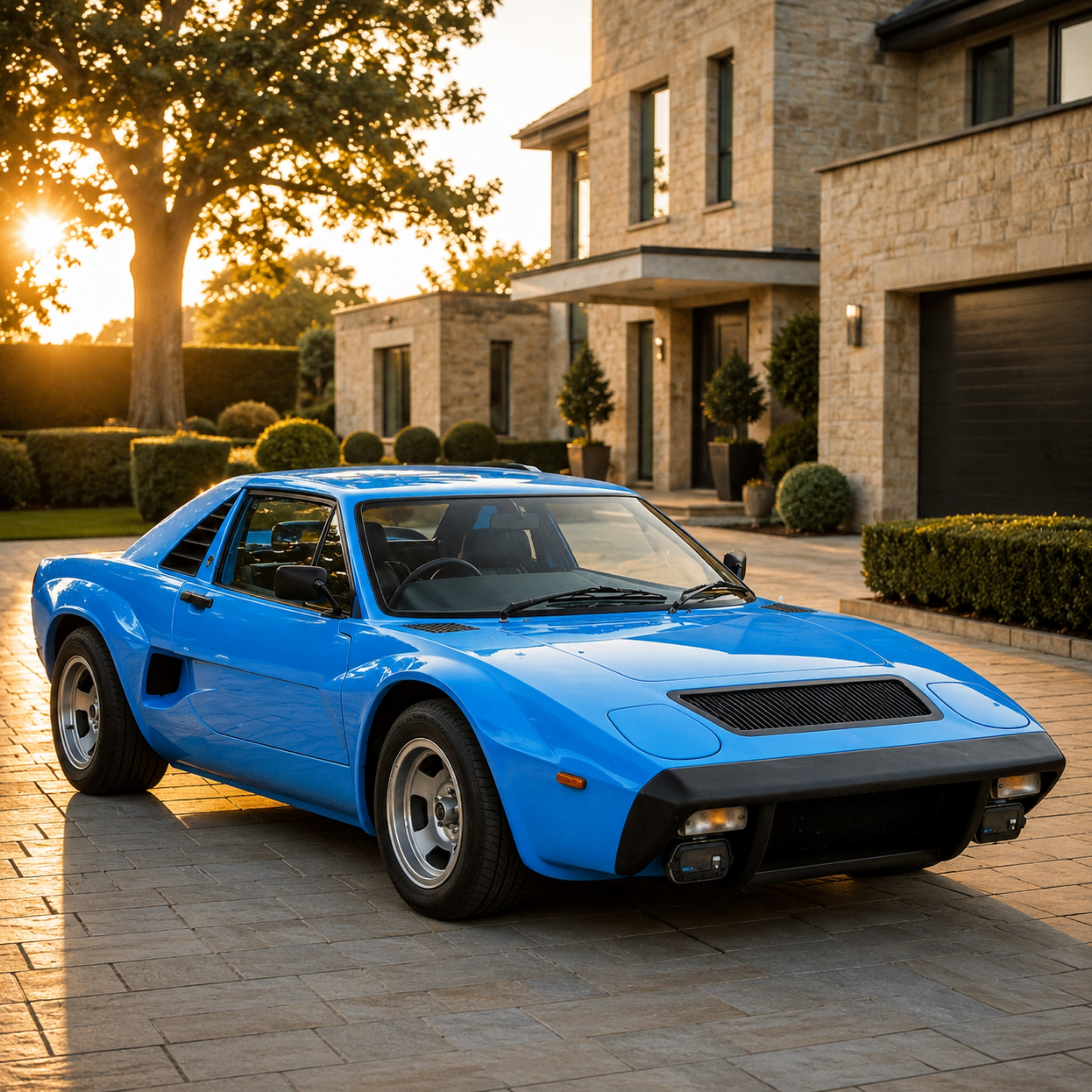 1979 AC 3000ME Classic Sports Car Poster British Wall Art