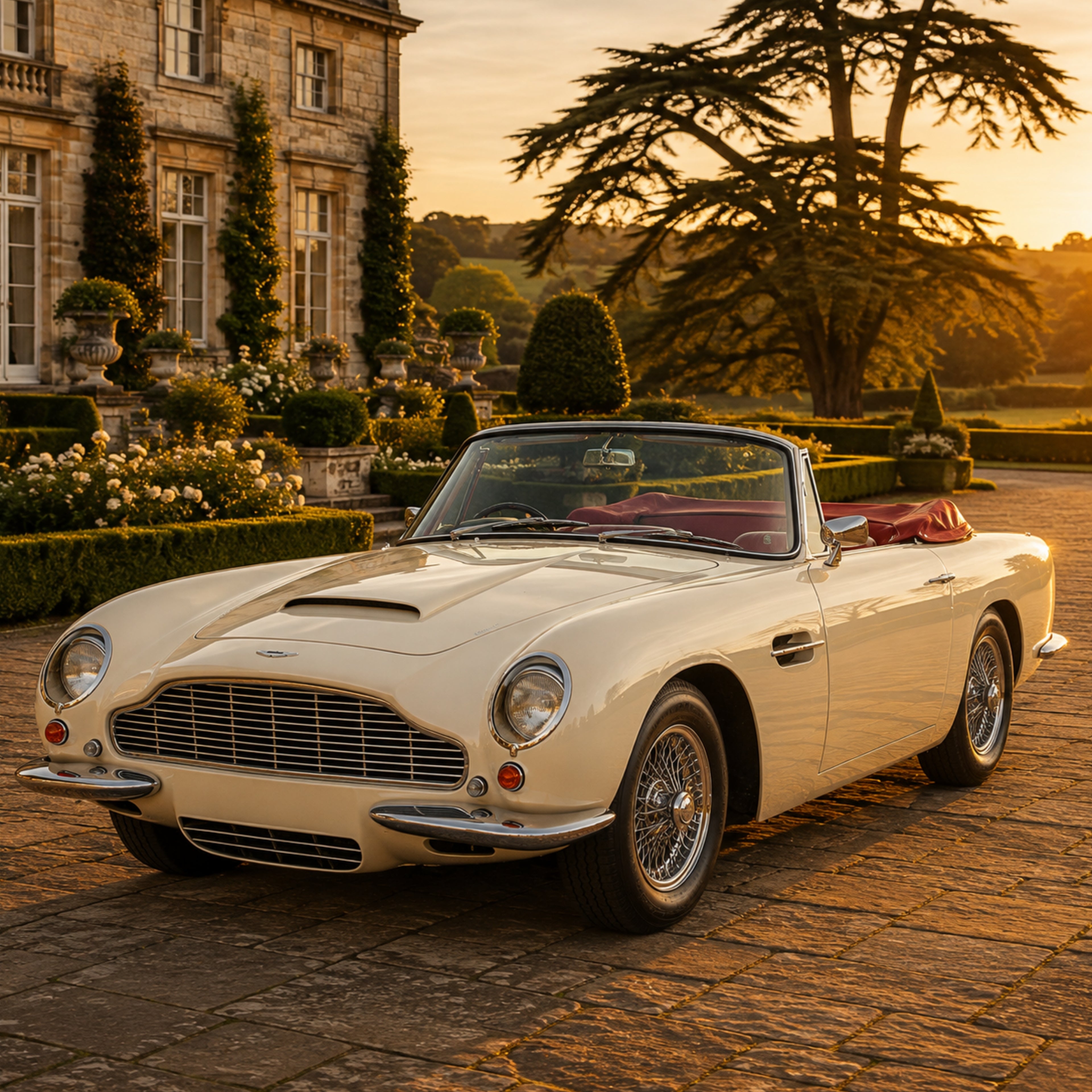 1965 Aston Martin DB6 Classic Car Wall Art Print