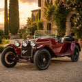 1929 Alfa Romeo 6C 1750 Classic Car Poster