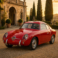 1956 Abarth 750 GT Zagato Poster | Museum-Quality Classic Italian Car Wall Art