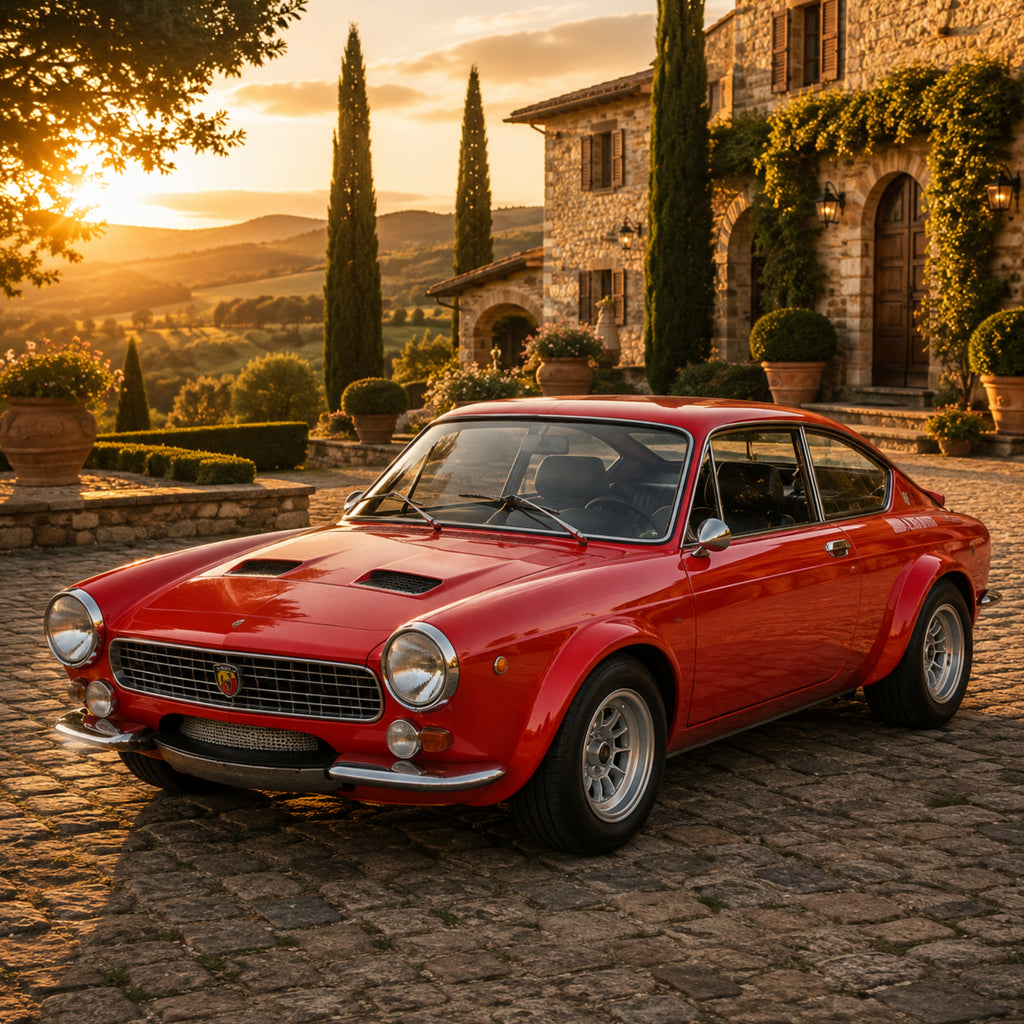 1966 Abarth OT 2000 Poster Classic Italian Car Wall Art