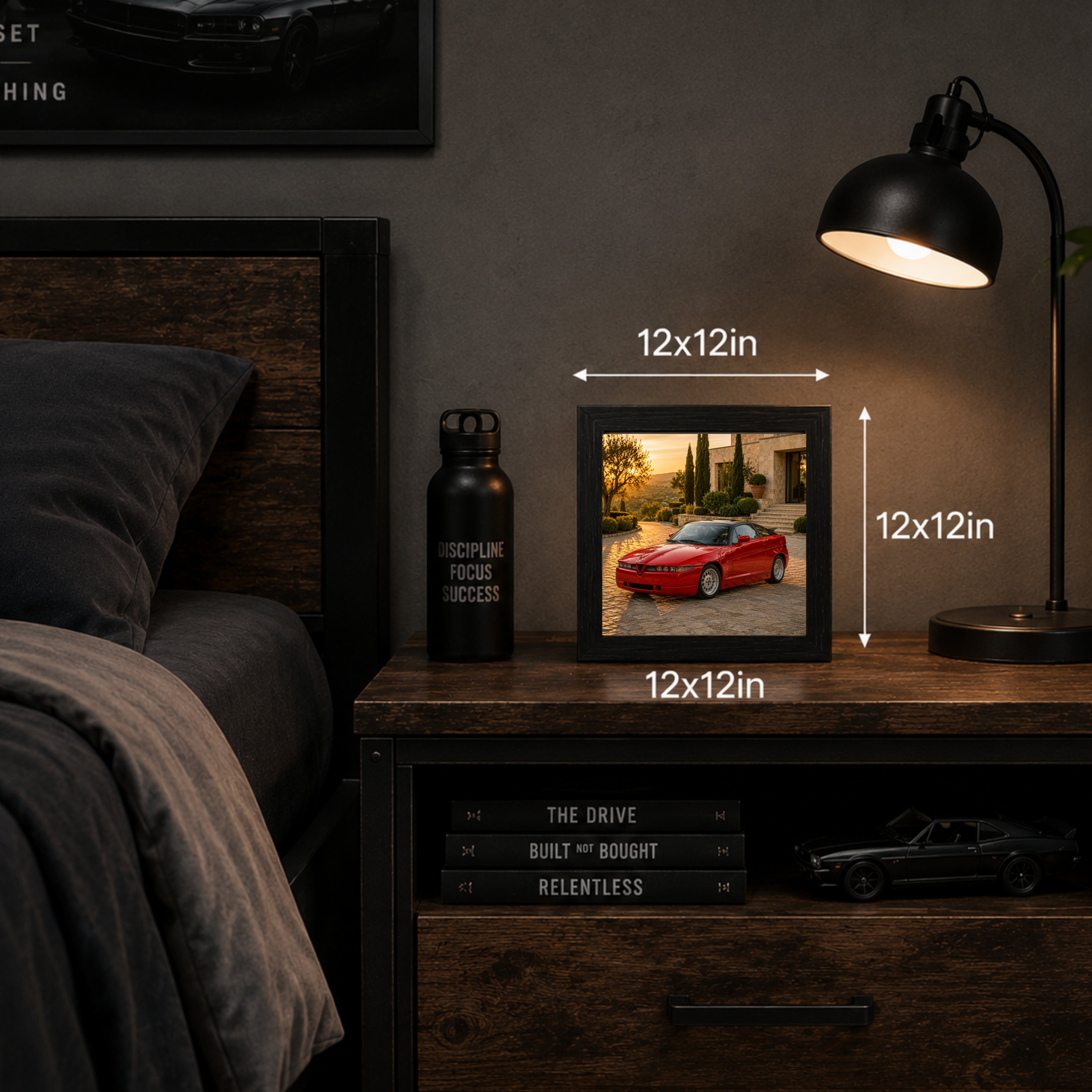 1989 Alfa Romeo SZ Classic Car Poster