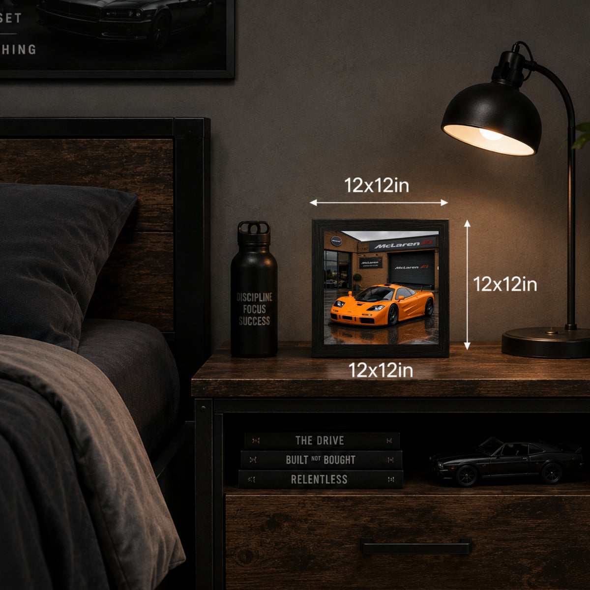 McLaren F1 Classic British Hypercar Automotive Wall Art Poster