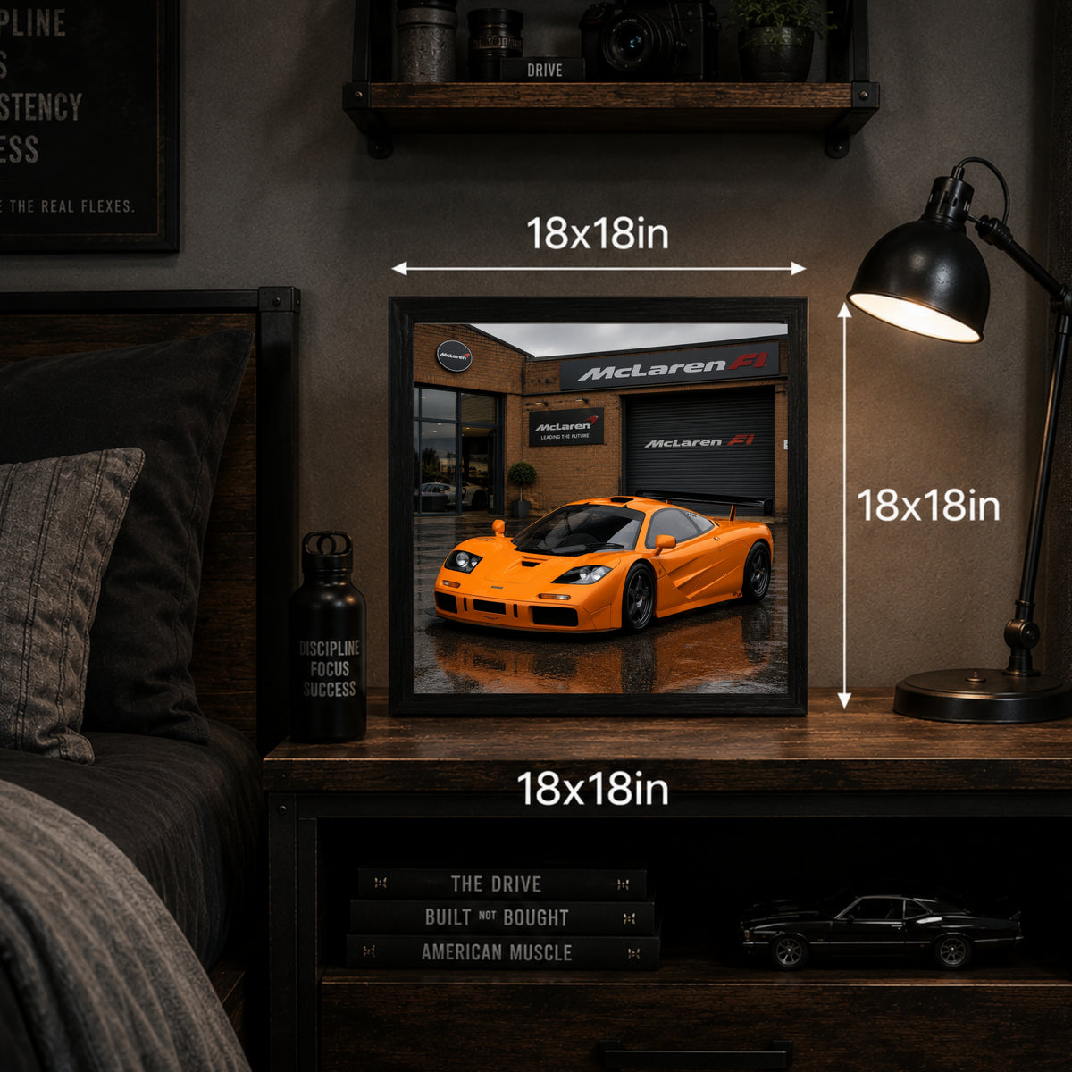 McLaren F1 Classic British Hypercar Automotive Wall Art Poster