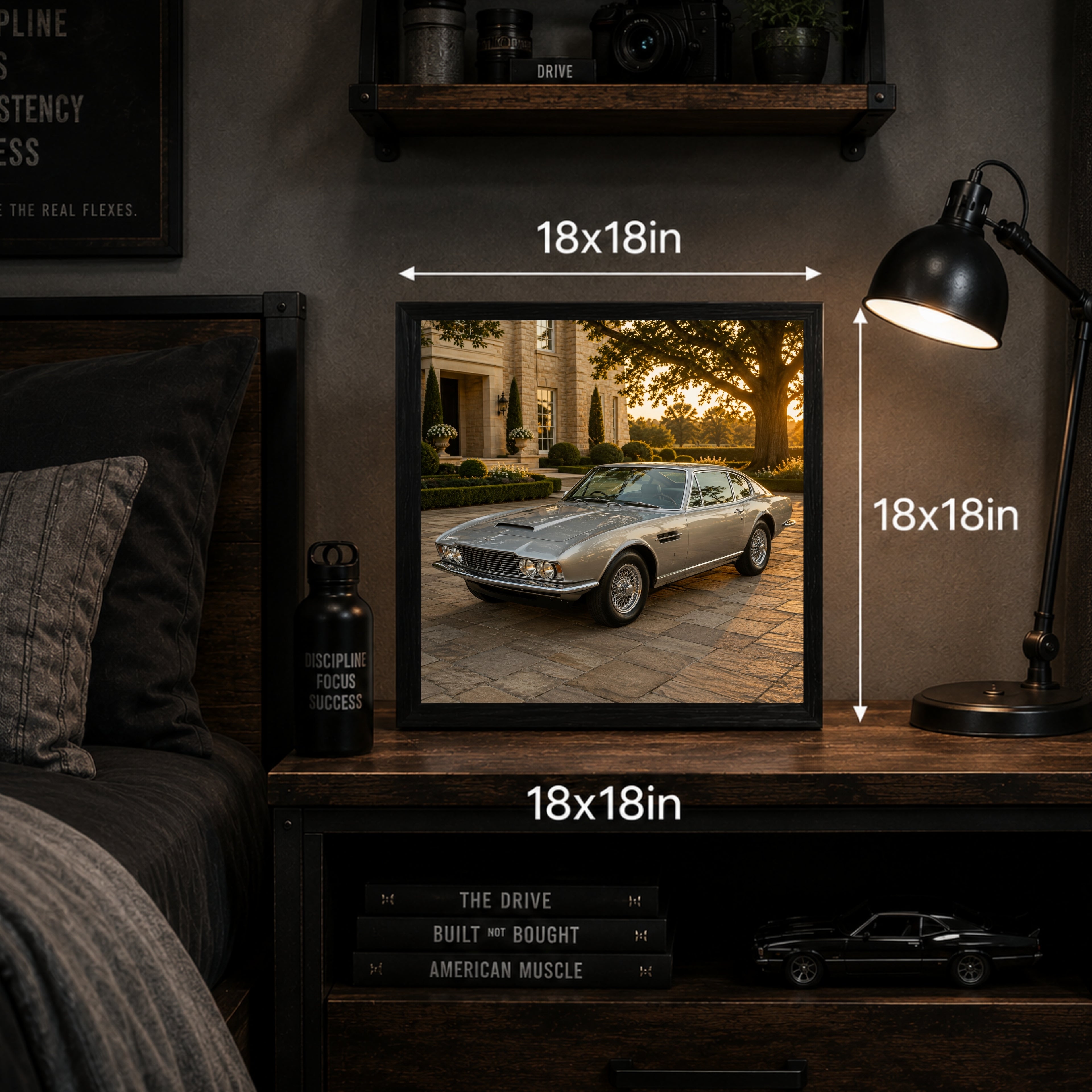 1967 Aston Martin DBS Classic Car Wall Art Print