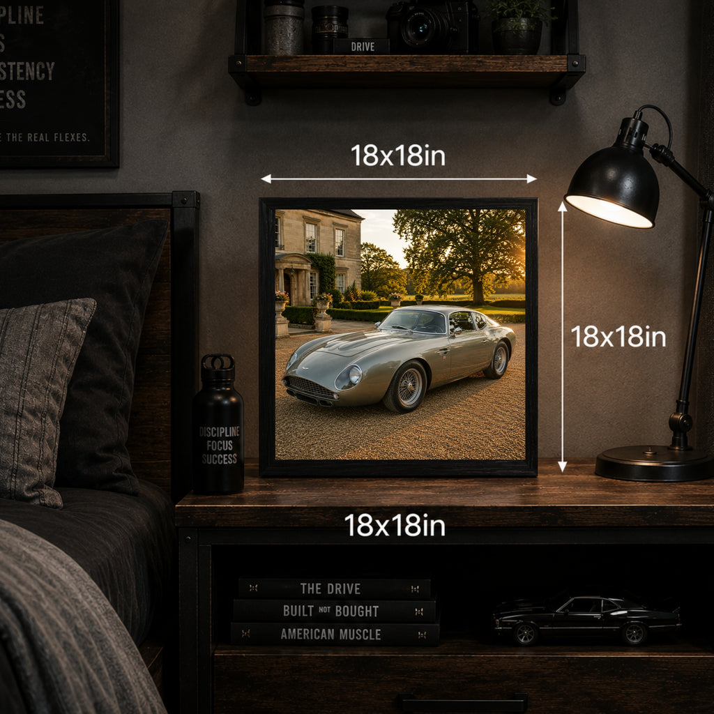 1959 Aston Martin DB4 GT Classic Car Wall Art Print