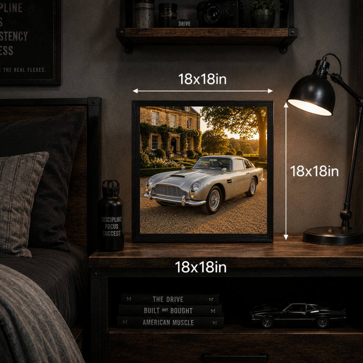 1963 Aston Martin DB5 Classic Car Wall Art Print