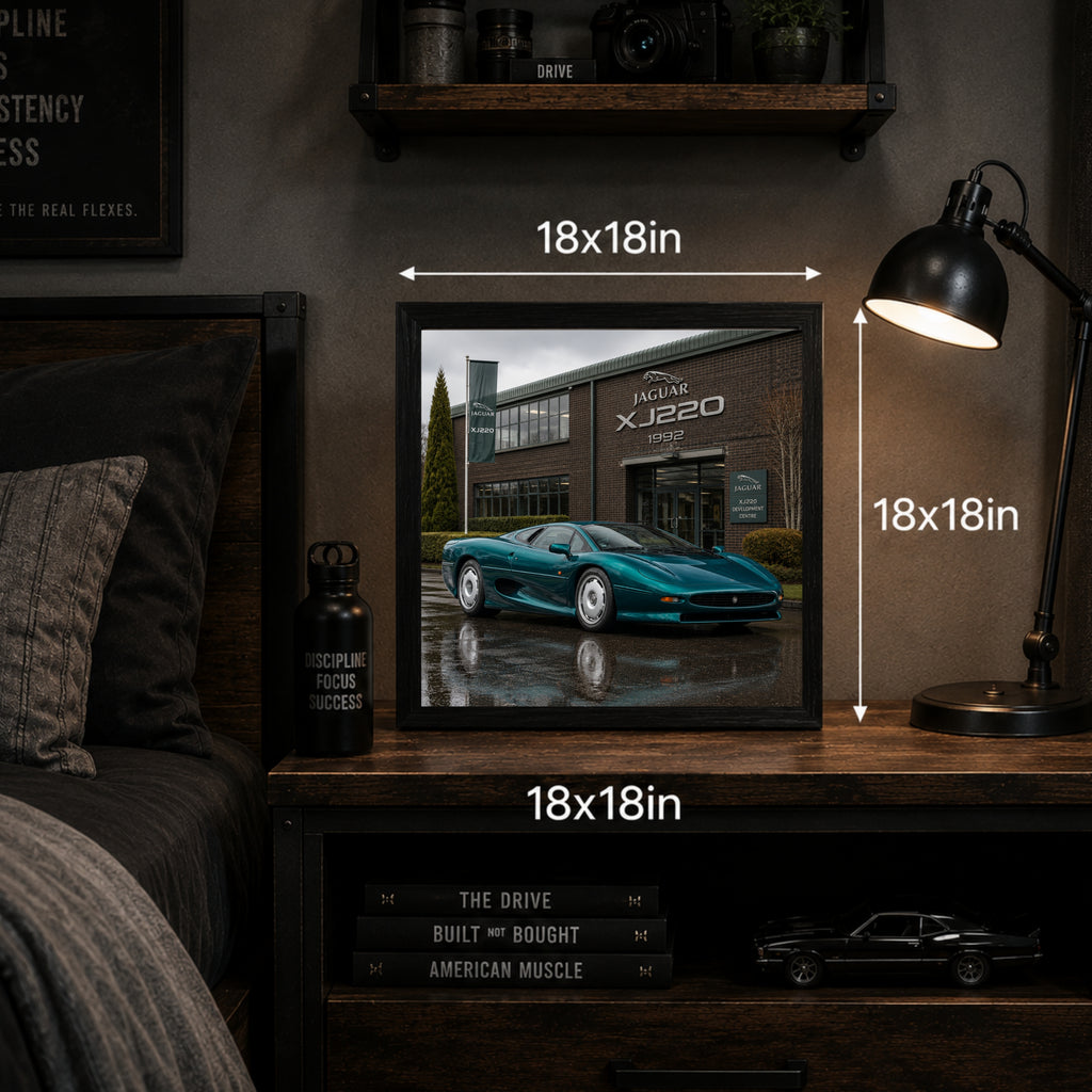 Jaguar XJ220 1992 Automotive Wall Art Poster