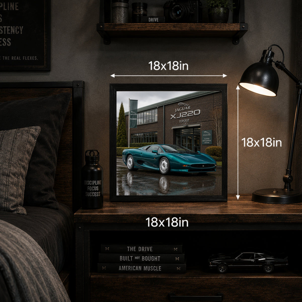 Jaguar XJ220 1992 Automotive Wall Art Poster