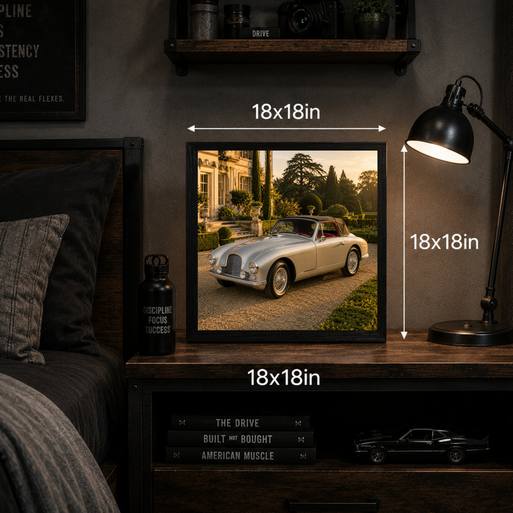 1950 Aston Martin DB2 Classic Car Wall Art Print