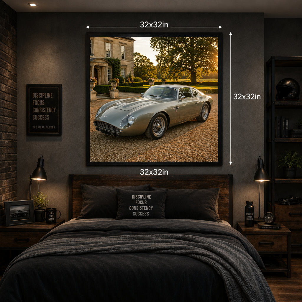 1959 Aston Martin DB4 GT Classic Car Wall Art Print