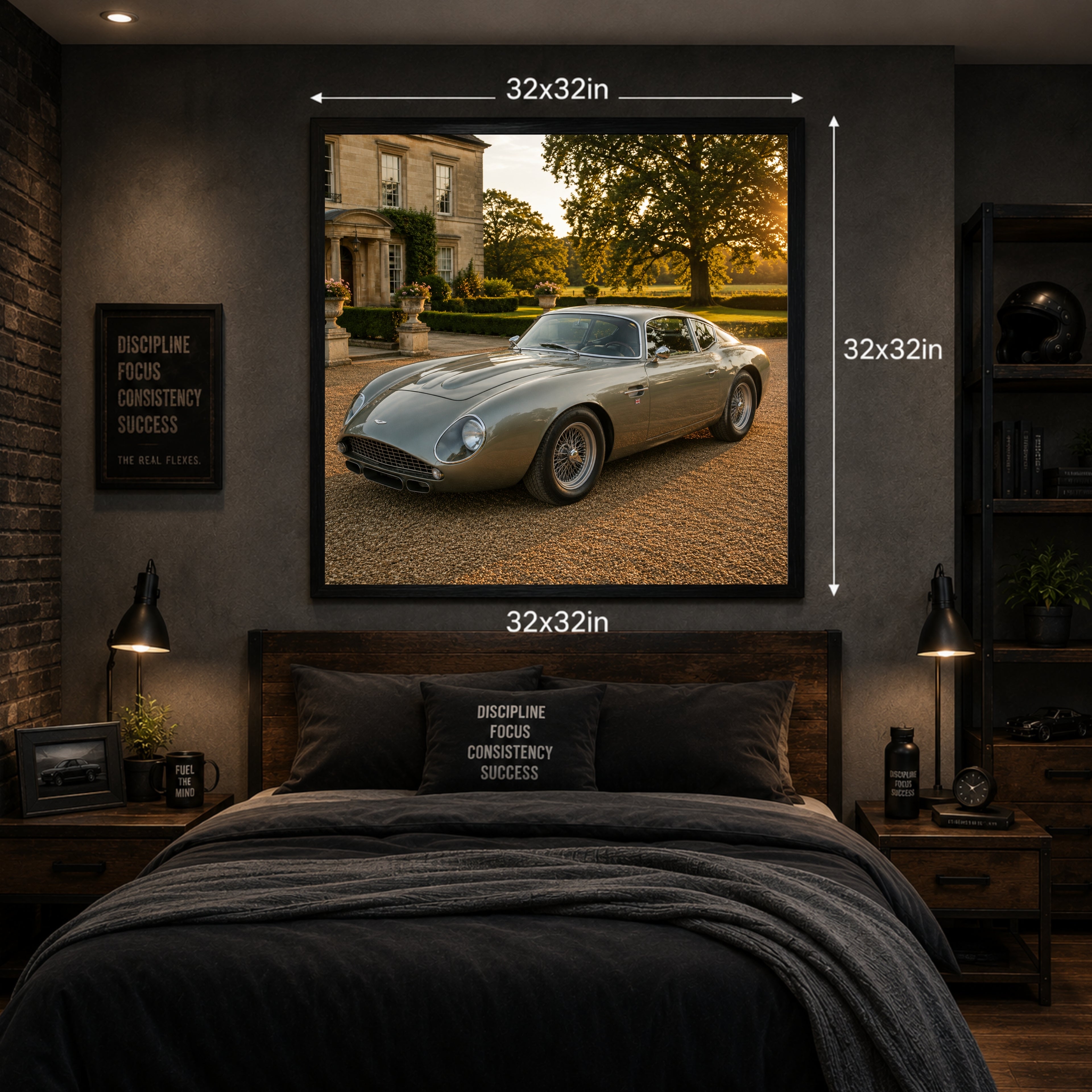 1959 Aston Martin DB4 GT Classic Car Wall Art Print