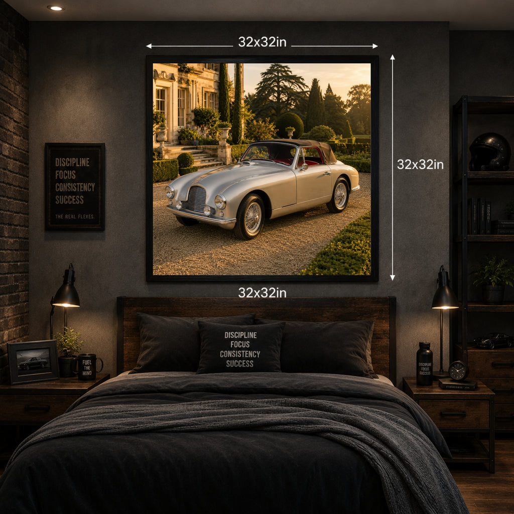 1950 Aston Martin DB2 Classic Car Wall Art Print