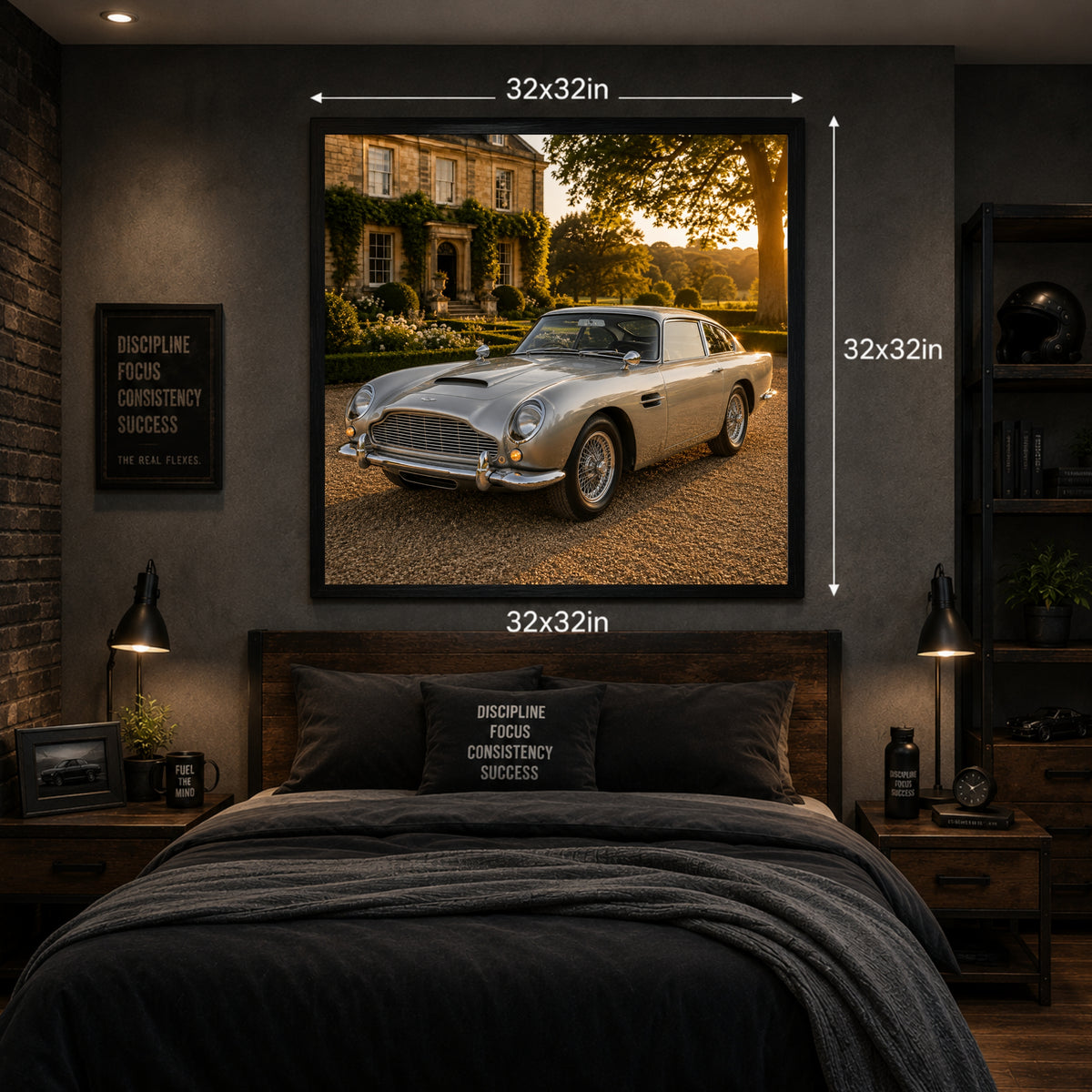 1963 Aston Martin DB5 Classic Car Wall Art Print