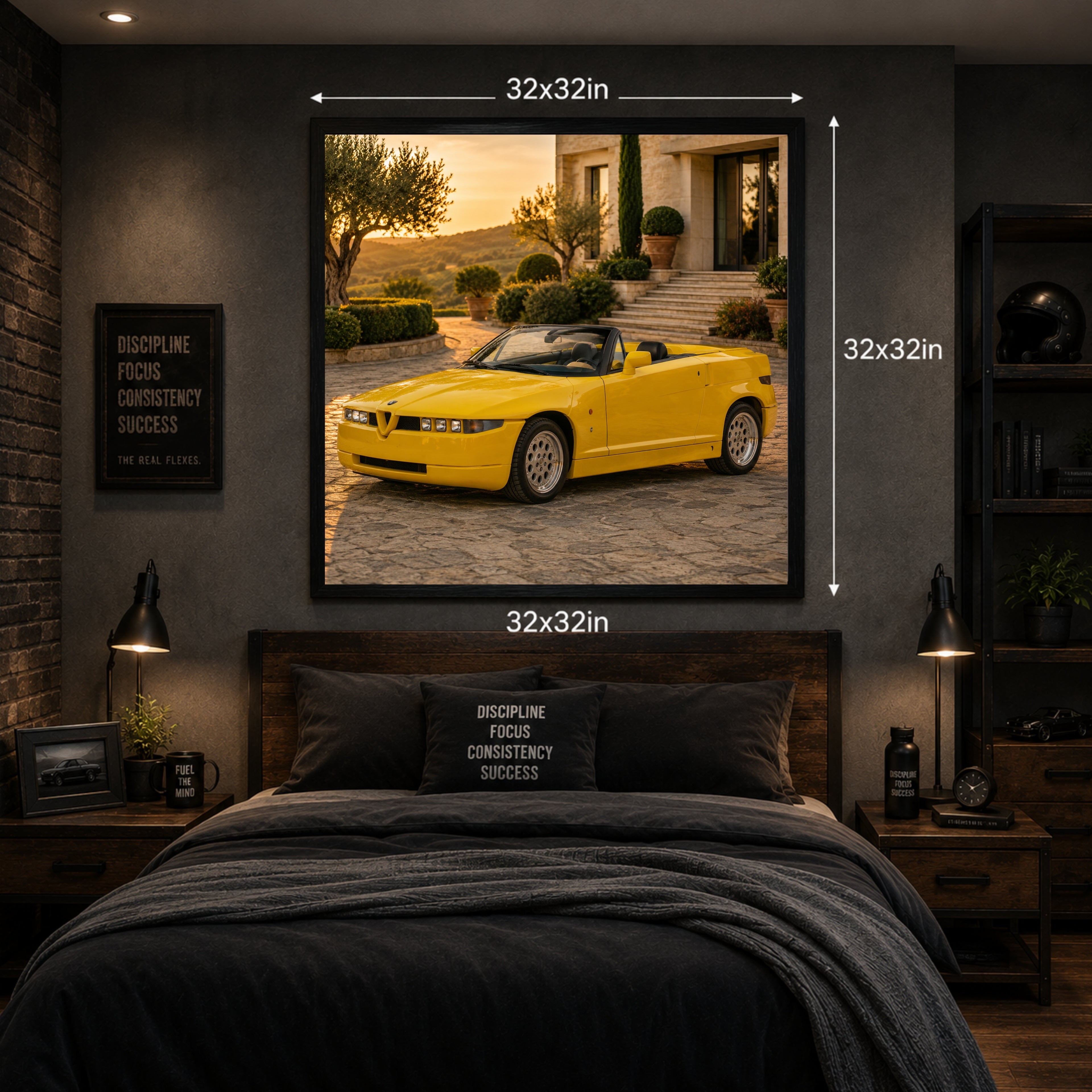 1992 Alfa Romeo RZ Classic Car Poster