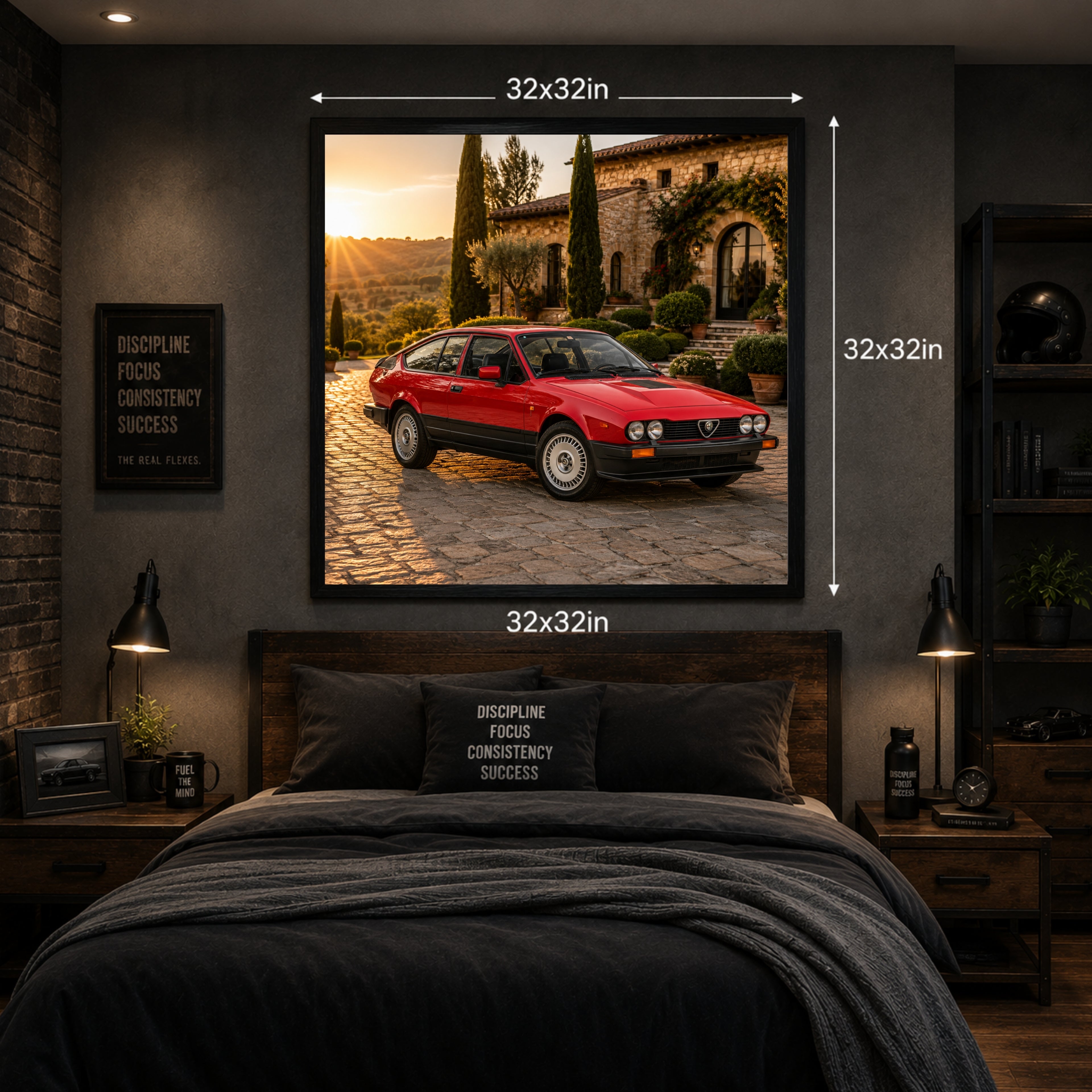 1980 Alfa Romeo GTV6 Classic Car Poster