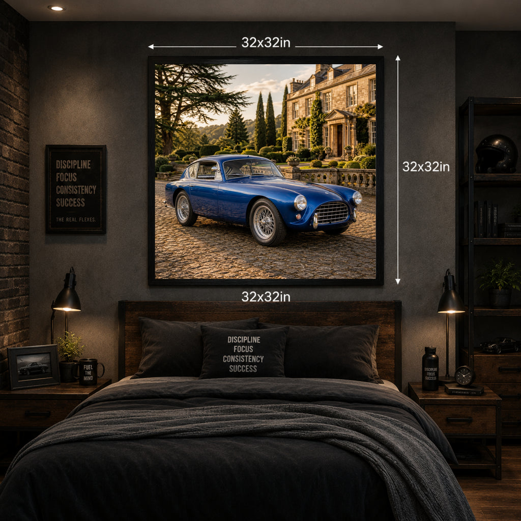 1954 AC Aceca Classic Sports Car Poster British Wall Art