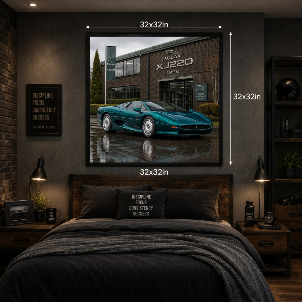Jaguar XJ220 1992 Automotive Wall Art Poster
