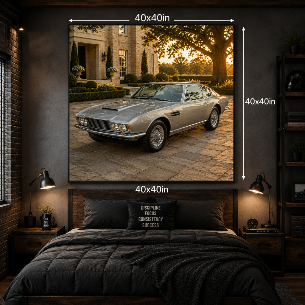 1967 Aston Martin DBS Classic Car Wall Art Print