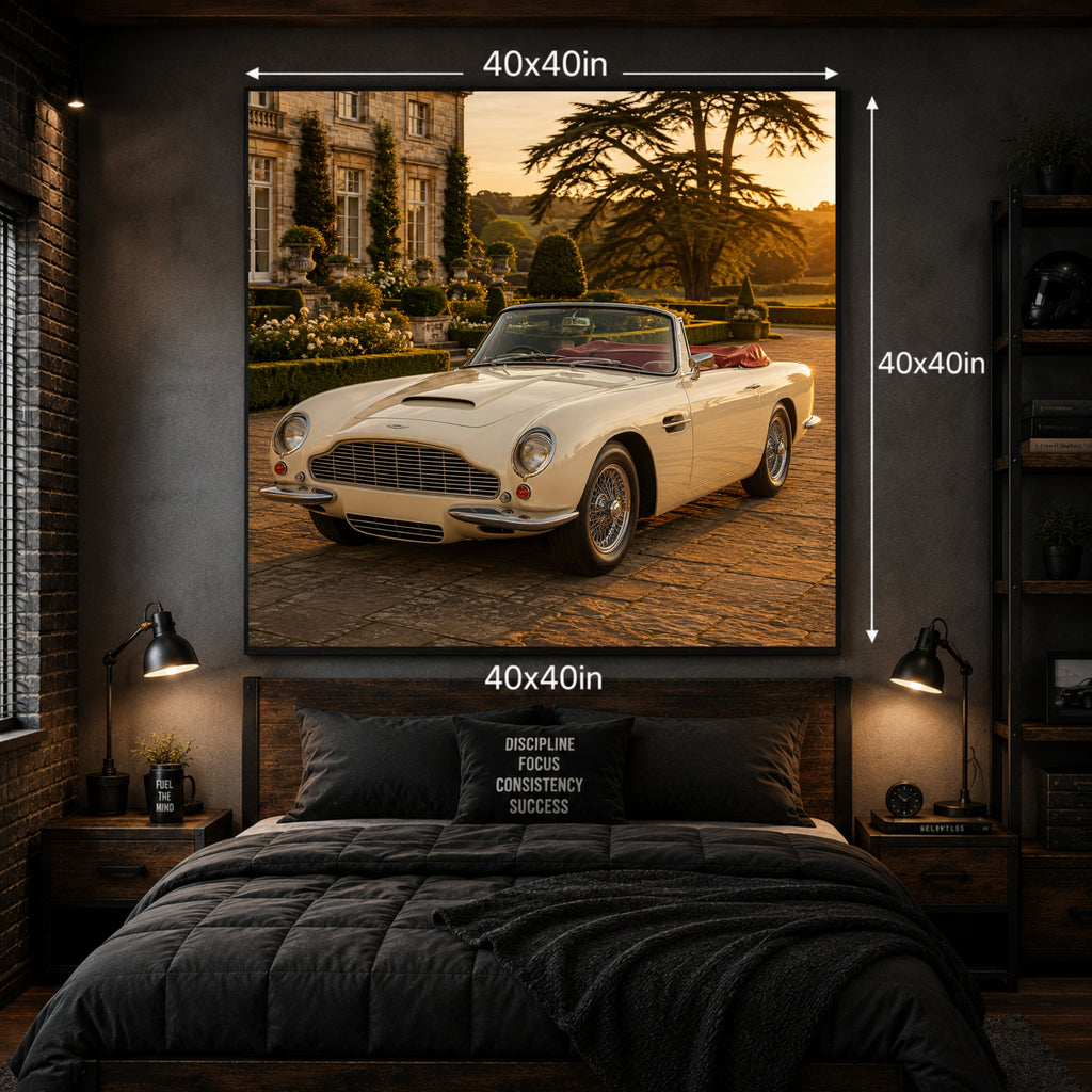 1965 Aston Martin DB6 Classic Car Wall Art Print