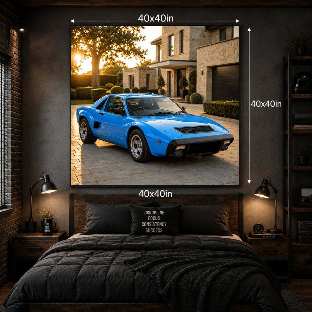 1979 AC 3000ME Classic Sports Car Poster British Wall Art